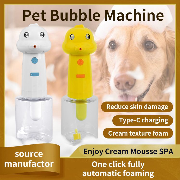 Nueva máquina de espuma de baño para gatos con rociador de burbujas para mascotas_voghion.com