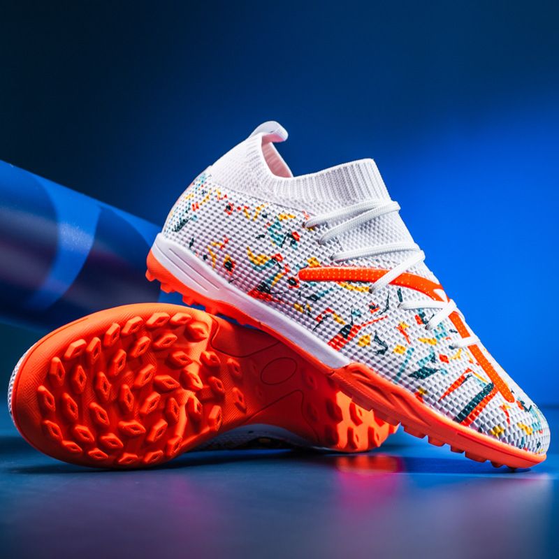 New Youth Football Shoes With Long Nails And Broken Nails, Lightweight And Breathable_voghion.com