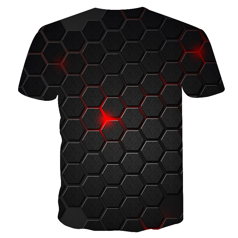 Jungen Kleidung Anime Harajuku Top Sommer 3D Mode Herren T-Shirt O Kragen Hemd Große Größe Streetwear_voghion.com