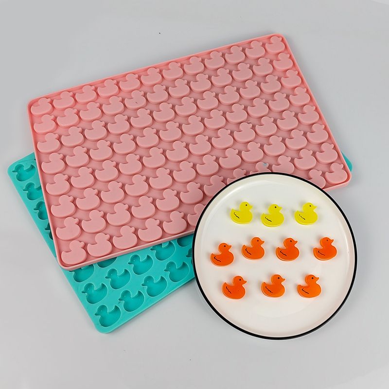 Silikónová forma v tvare káčatka, zvieracia kreslená kačica, forma na čokoládové sušienky, forma na dekoráciu torty_voghion.com