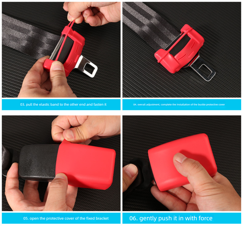 Clip Plug Protector Car Interior Seat Belt Shoulder Pad Buckle Protective Cover Supplies_voghion.com