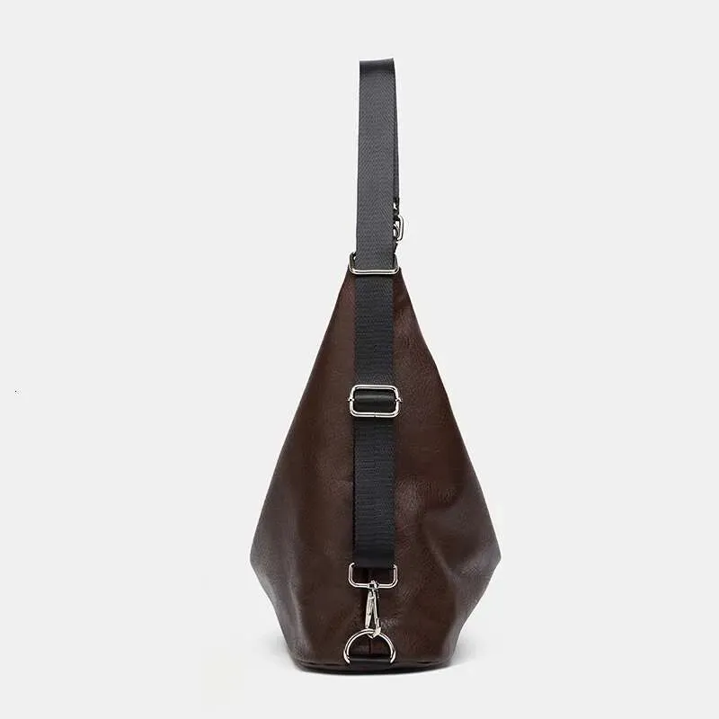 Designer 2025, tracolla larga semplice in tessuto staccabile, tinta unita, utilizzabile come zaino o borsa a tracolla._voghion.com