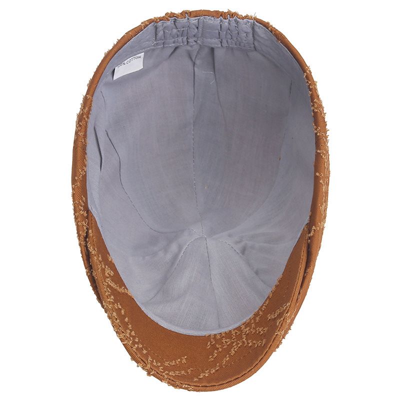 2024 Wiosna Lato Męskie i Damskie Berety Vintage Hole Break Leisure Octagonal Korean Edition Literary Youth Hat_voghion.com