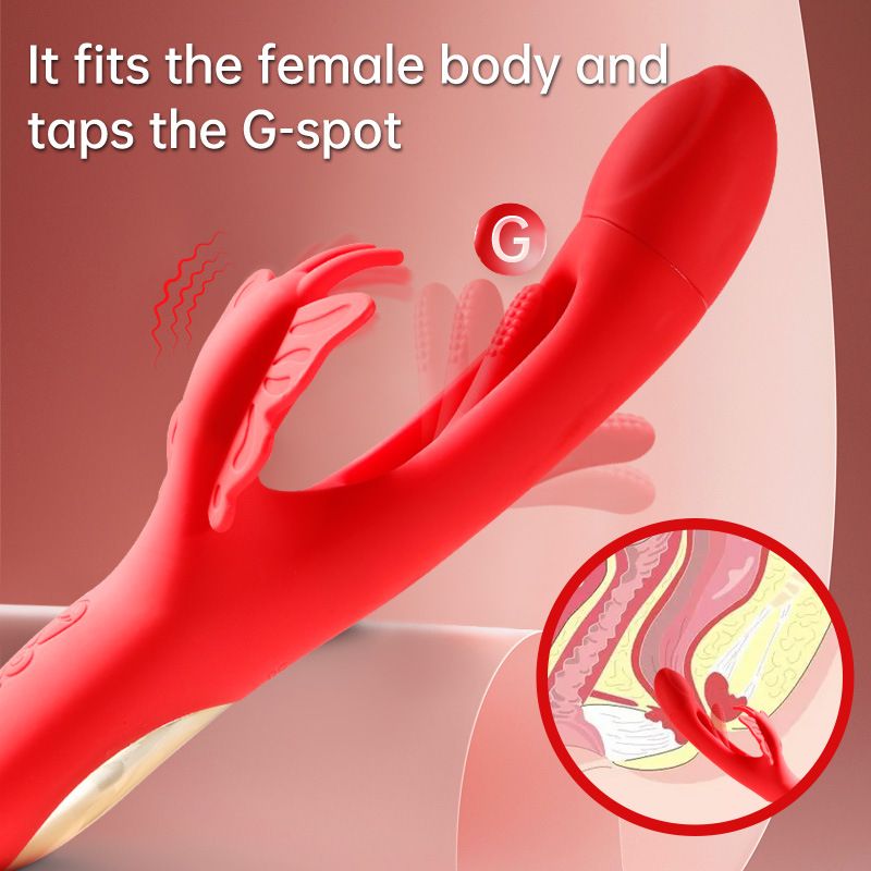 Daizi Butterfly Vibrator Hohlfinger Trigger Simulation Kopfvibration Hochfrequenzstimulation Necken Flirten Masturbator_voghion.com