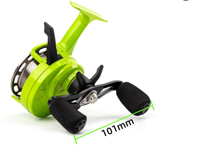 Fast Line Release Vismolen - Veelzijdige spinmolen voor ijs- en diepwatervissen voor karper-, brasem- en snoekvissen (links-/rechtshandig, meerdere kleuren)_voghion.com