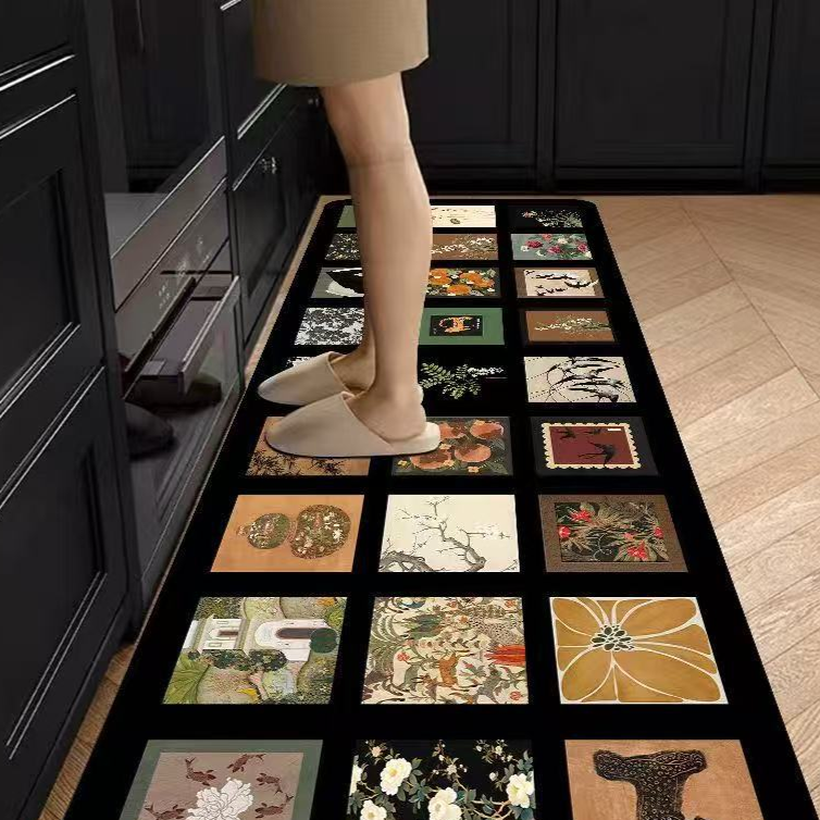 Home Furniture Household Diatom Mud Absorbent Quick Drying Kitchen Combination Mat Bathroom Dirt Resistant Wear Resistant Non Slip Foot Mat_voghion.com