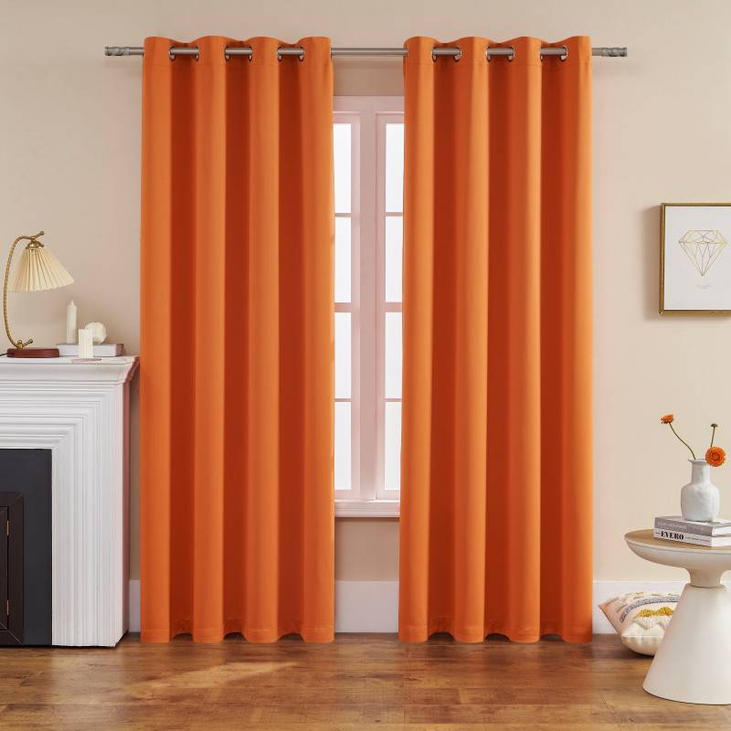 Tissu de rideau de couleur unie, épais, sans lumière, ombrage, isolation thermique, rideau de haute précision_voghion.com