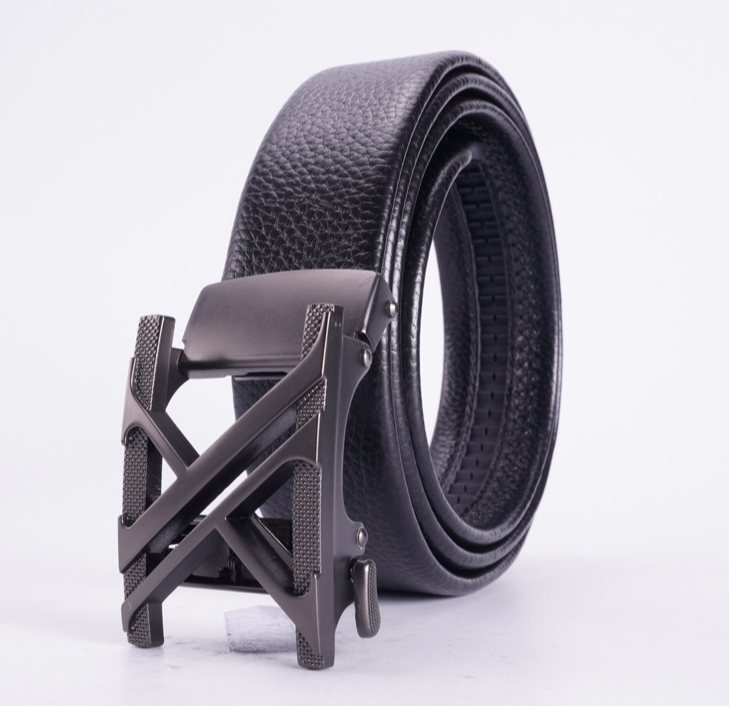 Herrengürtel Neuer High-End-Ledergürtel mit automatischer Schnalle für junge und mittlere Altersgruppen_voghion.com