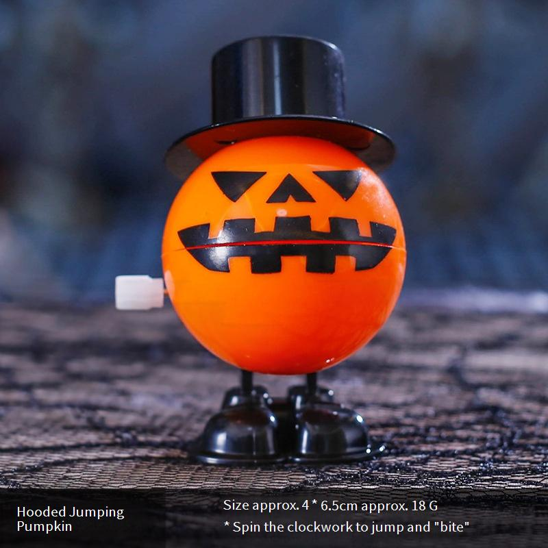 Spooky Halloween Keychain Prank Toys - Jumping Eyeballs, Glow-in-the-Dark Skeletons, Biting Pumpkins, Creepy Finger Sleeves_voghion.com