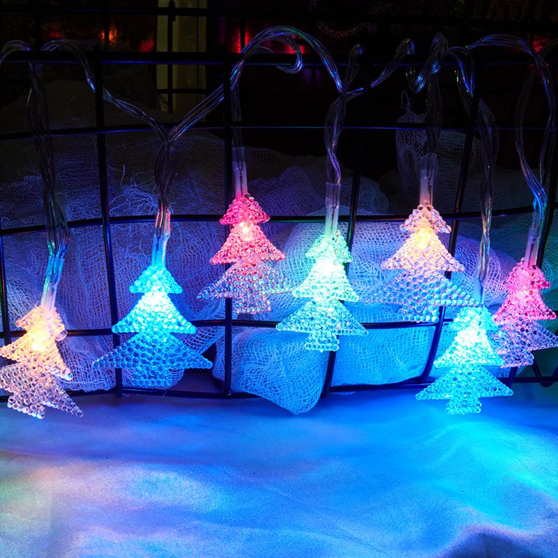 Luces navideñas solares con copos de nieve y renos: guirnalda de luces LED en blanco cálido y multicolor para interiores._voghion.com