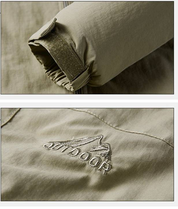 Trench con cappuccio da uomo 2023, lunghezza media, autunno inverno, nuovo, giacca da trekking, foderata in pile, cappotto caldo ad asciugatura rapida_voghion.com