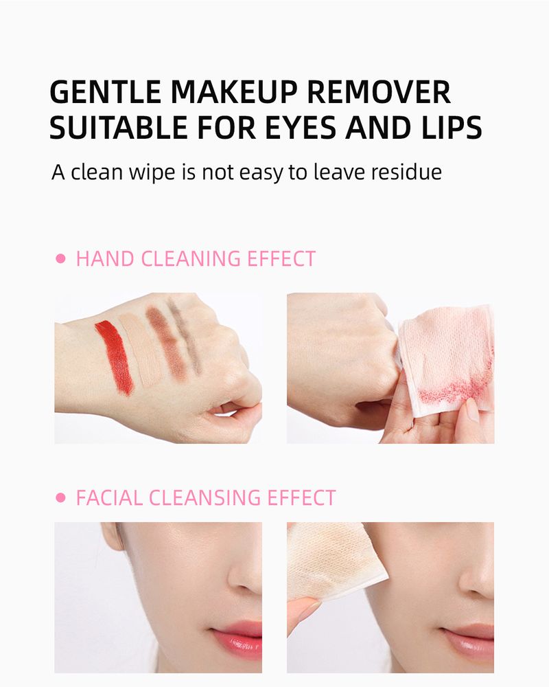 Maffick 20 Kapseln Packung Wimpern Gesicht Sanfte Tiefenreinigung Feuchtigkeitsspendende Haut Beruhigende Make-Up Entferner_voghion.com