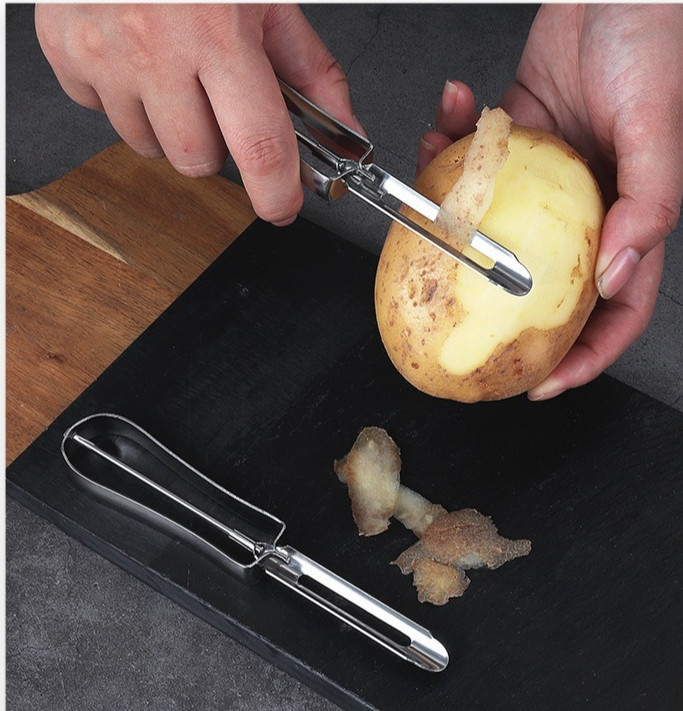 Stainless Steel Multifunctional Peeler For Potatoes, Melons, Fruits, And Vegetables, Kitchen Tool_voghion.com