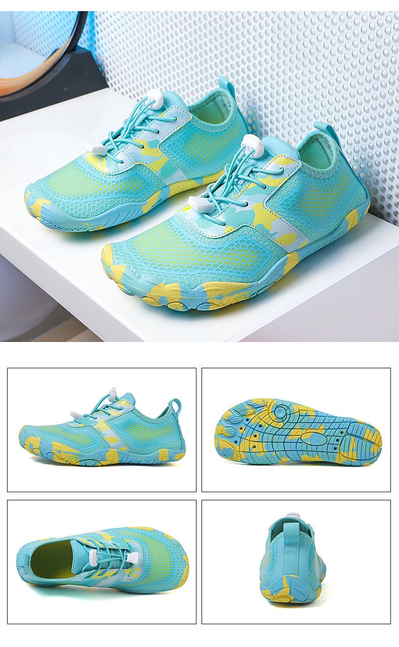 Scarpe unisex per sport acquatici, nuoto, immersioni, spiaggia e attività all'aperto - Design leggero, ad asciugatura rapida e a piedi nudi con suola in gomma antiscivolo_voghion.com
