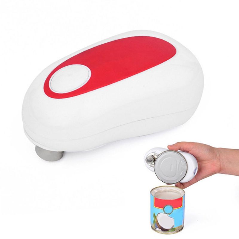 Apriscatole elettrico portatile apriscatole automatico con bordo liscio apriscatole elettrico portatile ergonomico apriscatole per barattoli di latta utensili da cucina_voghion.com