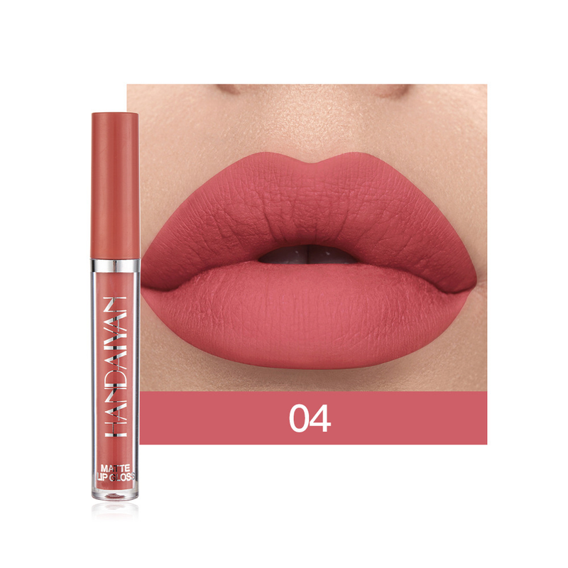 HANDAIYAN Han Daiyan Beauty Set di rossetti con tazza antiaderente impermeabile Confezione regalo con smalto per labbra opaco a 6 colori_voghion.com