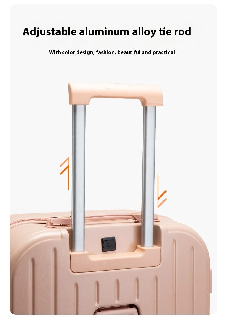 Multi functional small fresh women, Instagram students, password box travel, sturdy and durable suitcase with a lever_voghion.com