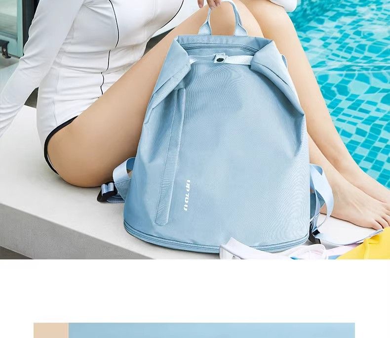 Swimming Storage Bag Dry Wet Separation Waterproof Large Capacity Sports Fitness Unisex Beach Portable Swimwear Backpack_voghion.com