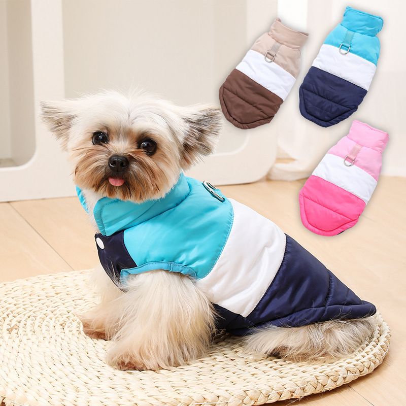 Vêtements en coton pour chien, combinaison de ski chaude et coupe-vent, manteau d'automne et d'hiver pour Golden Retriever et Husky_voghion.com