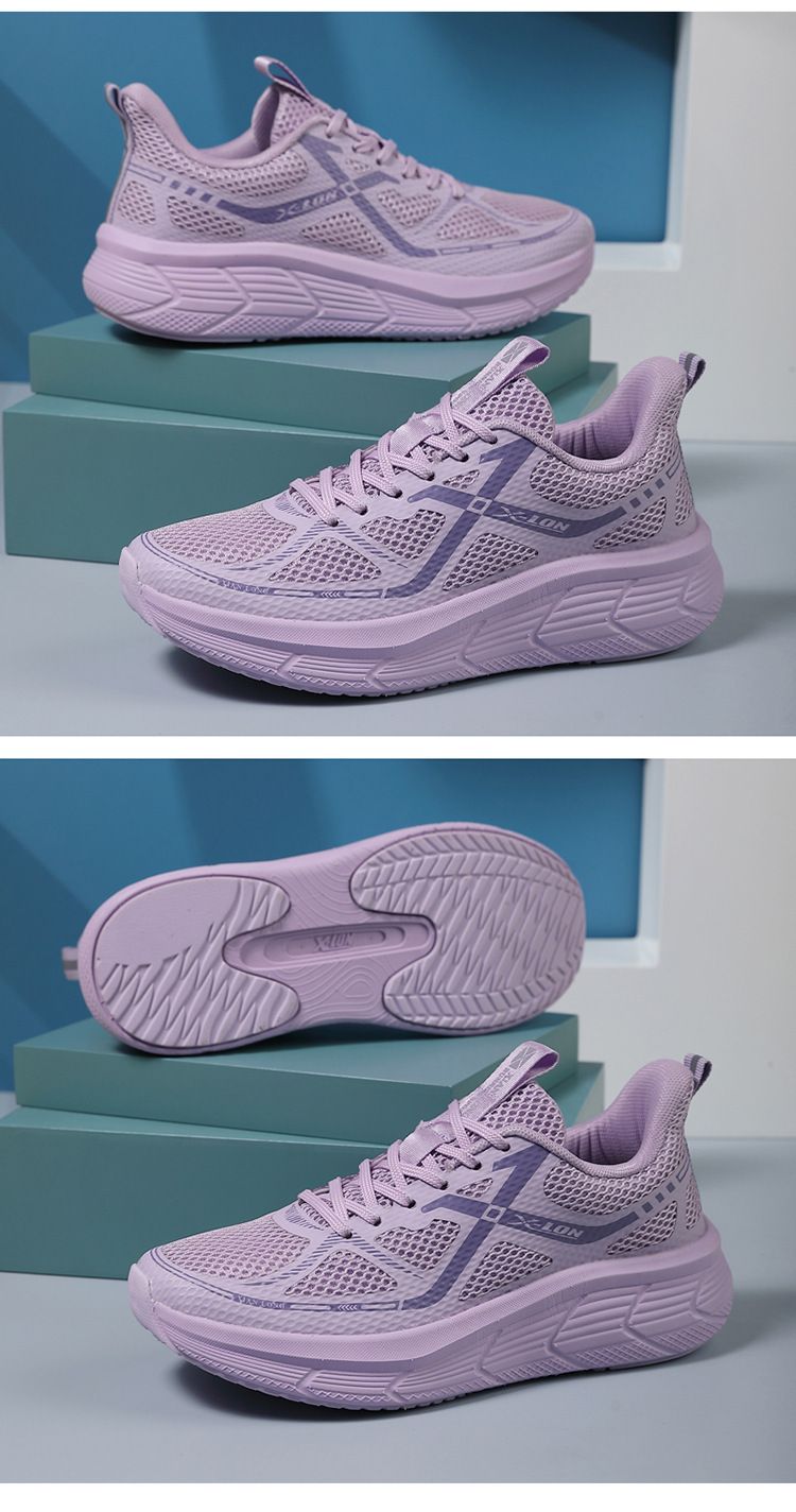 Pantofi sport pentru alergare pentru cupluri noi, pantofi sport scurți pentru alergare, adidași pentru maraton pentru femei_voghion.com