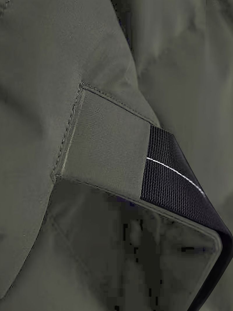 Langer Herren-Daunenmantel mit Kapuze – Hochwertige Winterjacke aus weißen Gänsefedern, wasser- und winddicht (EU XXS-XXXL, Schwarz/Marineblau/Armeegrün)_voghion.com
