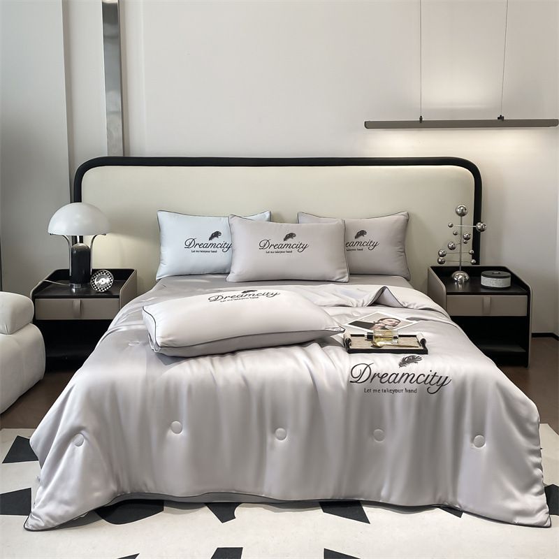 1 KOM Periva jednostavna ledeno svilenkasta deka - Hot Sleeper prozračna deka za klima uređaj za spavanje lagana, udobna_voghion.com