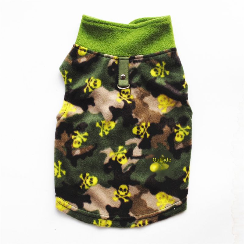 Abbigliamento per animali domestici diretto dalla fabbrica, per cani, autunno e inverno, in pile polare, fibbia di trazione, 27 colori brevettati, saranno oggetto di indagine_voghion.com
