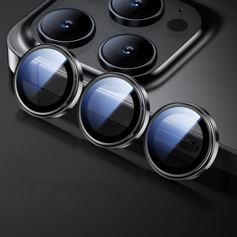 Alloy Ring Lens Tempered Glass For IPhone 17 16 Pro Max 17Air Plus Metal Camera Protector Back Lens Cover Cap For 17pro_voghion.com