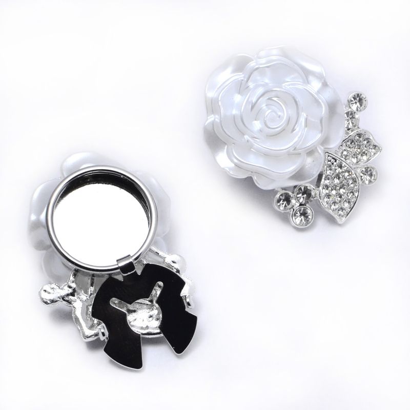 Set di gemelli con clip e bottoni, con strass, per camicie e accessori alla moda_voghion.com