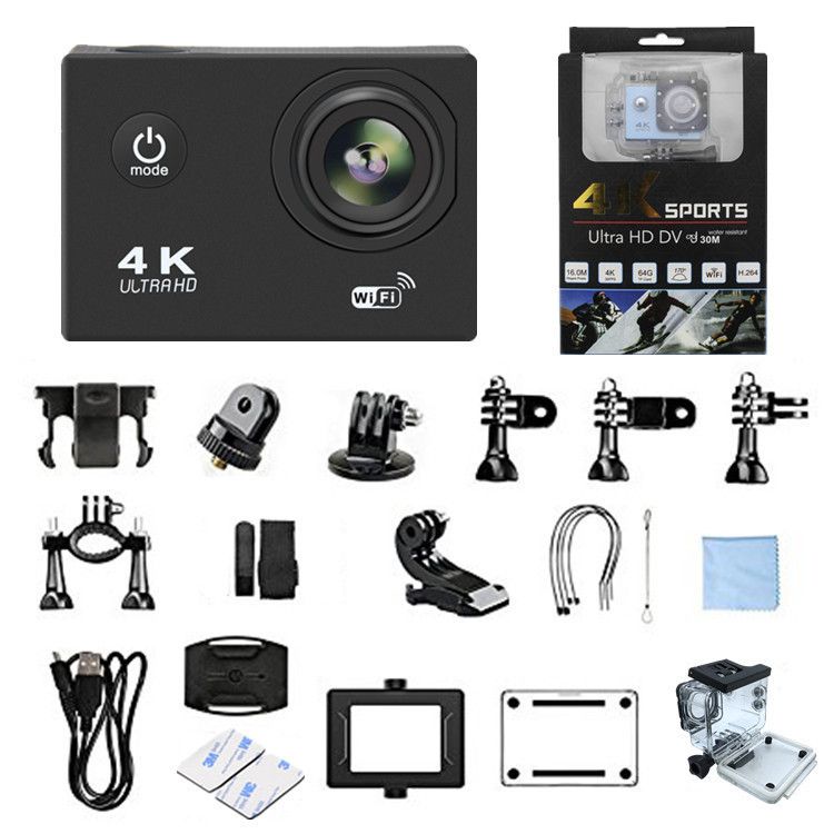 【High Quality】 4K Outdoor Diving F60r Cycling 2.4G Remote Control WIFI Sports Camera Camcorder_voghion.com