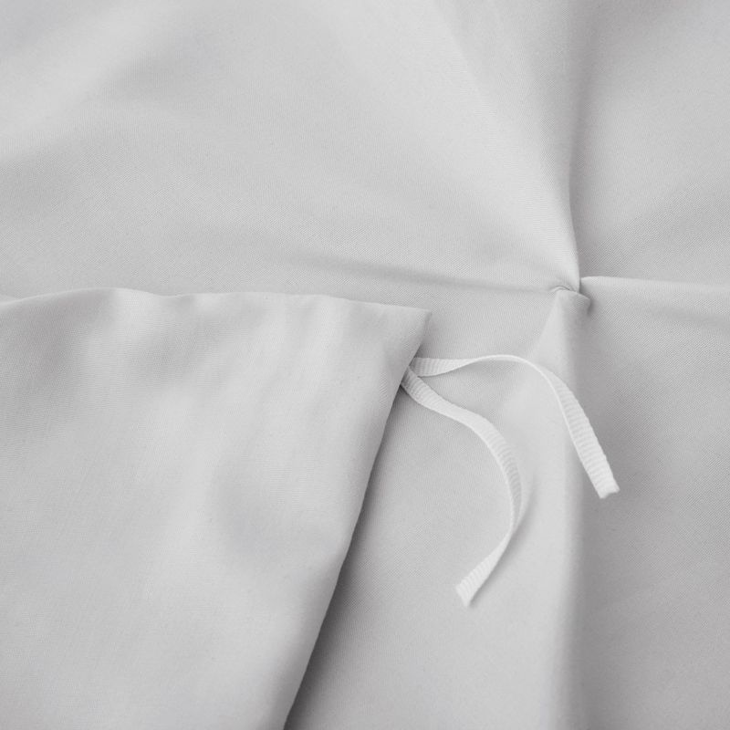 Copripiumino plissettato grigio Flower Craft, set di biancheria da letto per la casa, tre pezzi_voghion.com
