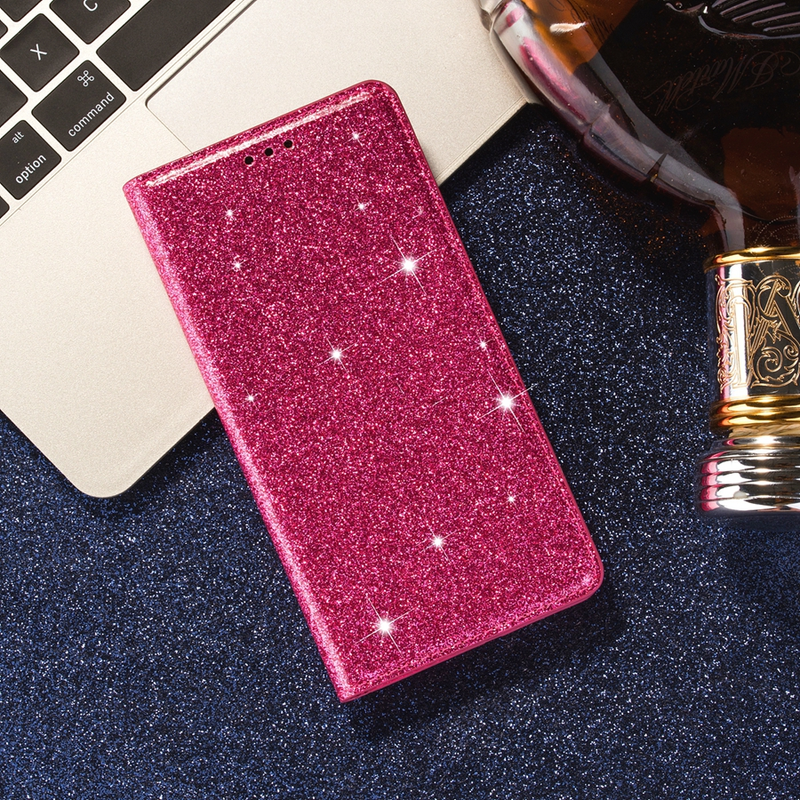 Lommebok glitterveske til Samsung Galaxy S21 Ultra S21 FE S20 FE S10 Plus A03S A12 A13 A21S A22 A31_voghion.com