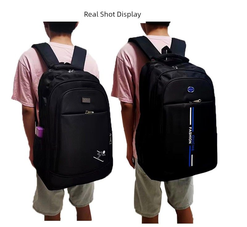 Travel Primary High School Men's Large Capacity Computer Schoolbag_voghion.com