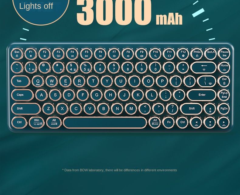Teclado mecánico de tres modos (Bluetooth, con cable, inalámbrico)_voghion.com