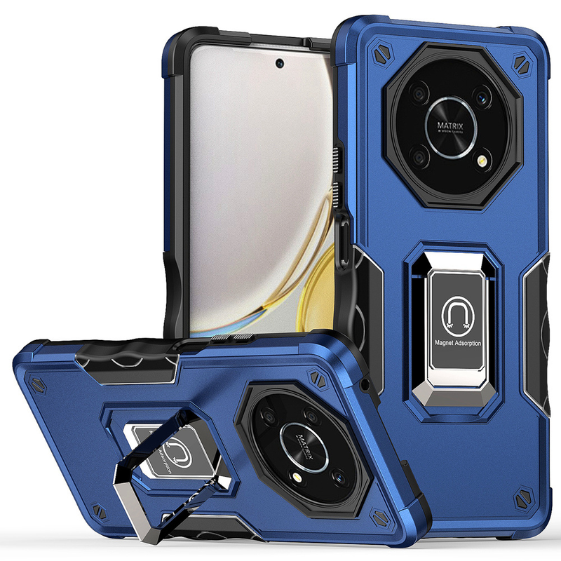 KEYSION Shockproof Armor ovitek za Honor X9 5G X30 Silikonski + PC kovinski obroč stojalo hrbtni pokrov telefona za Huawei Honor Magic_voghion.com