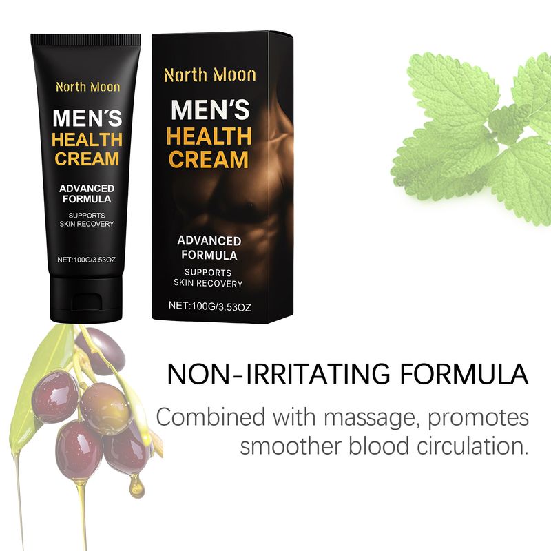 Crema per la cura quotidiana del corpo maschile NORTH MOON, delicata, nutriente e idratante._voghion.com