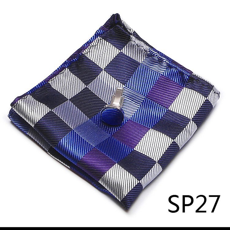 Heren Brits patroon effen kleur polyester zijden vierkante sjaal bruiloft pak zakdoek overhemd klaar op voorraad_voghion.com