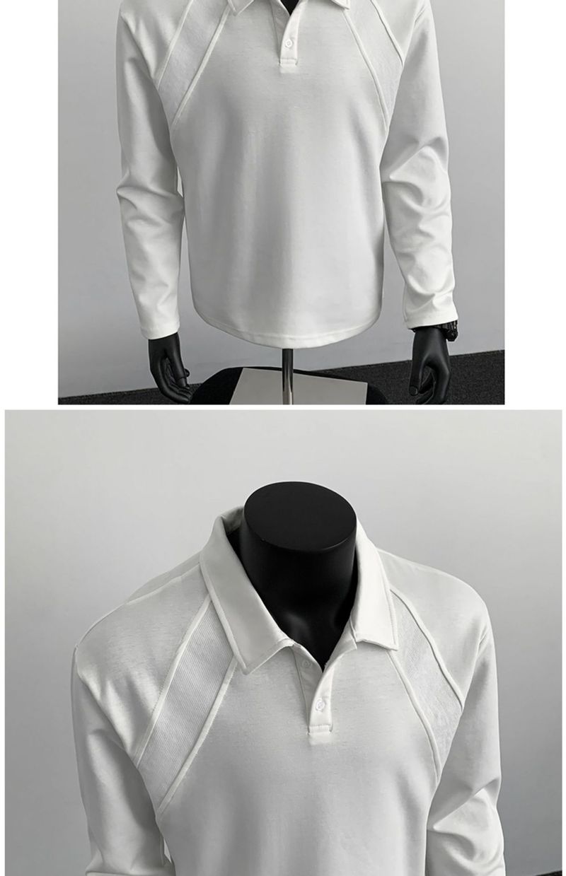 Polo classica premium in maglia pesante Air-Knit da uomo - Spalle strutturate e cuciture a contrasto - Vestibilità comoda - Colori tinta unita (taglie dalla M alla 5XL)_voghion.com