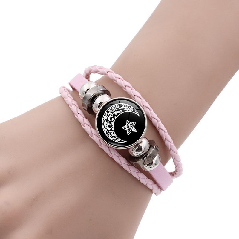 Neit Produkt 2024 Sonn a Mound Liebhaber Liederarmband Retro Punk Multi-Schichten Perlen Geflochtene Armband Koppel Kaddo_voghion.com