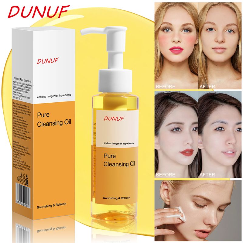 Professional Lip, Face, And Eye Makeup Remover Oil, Gentle And Hydrating Easily Removes Waterproof Makeup, Suitable For All Skin_voghion.com