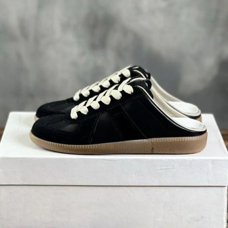 New Style Original Margiela Style Training Versatile Lace-up Unisex Casual Shoes Comfortable Flat Couple White Sneakers_voghion.com