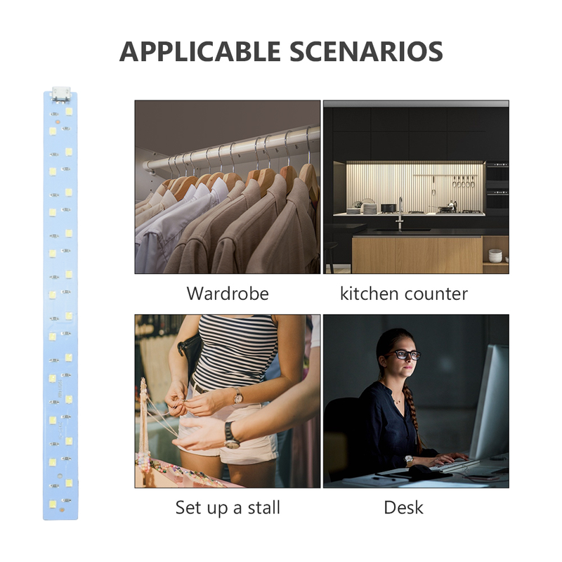 5pcs 20Cm Led Strip Bar Light 6500k Cool White Replacement Usb Led Light Portable For Mini Photo Studio Box Photo Accessories_voghion.com