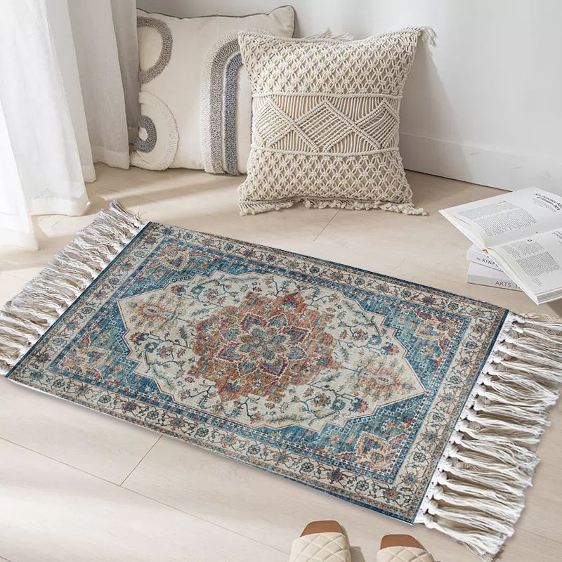 Retro Perzisch geweven kwasttapijt B&B kamerdecoratie Polyester katoenen wandtapijt Klassiek hoogwaardig tapijt Groothandel_voghion.com