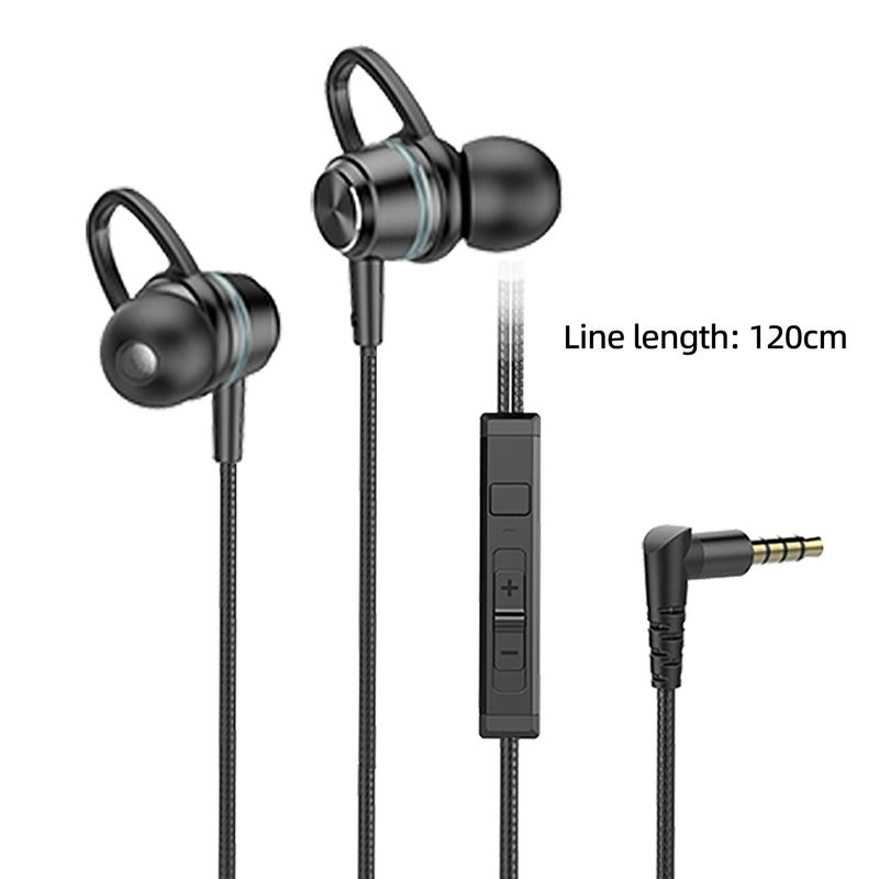 G26 Wired Earphone High Fidelity Noise Cancelling Lightweight 3.5mm Stereo Sports In-ear Gaming Earbud for Calling_voghion.com