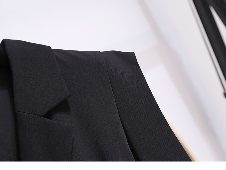 Damkläder Fat girl kostym jacka kvinnor 2024 våren ny stor storlek kött täcker design bantning och moderiktig tvådelad kostym_voghion.com