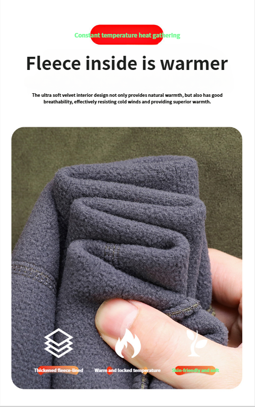 Giacca da uomo autunno inverno in pile, cardigan felpato per uomini di mezza età e giovani, calda e casual, con colletto rialzato_voghion.com
