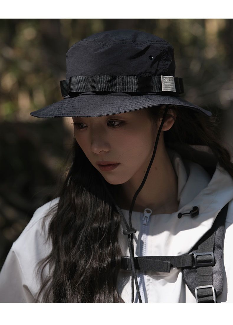 2024 New Outdoor Thin Quick Drying Spring/Summer Drawstring Climbing for Men Women Fisherman Sunshade and Sunscreen_voghion.com