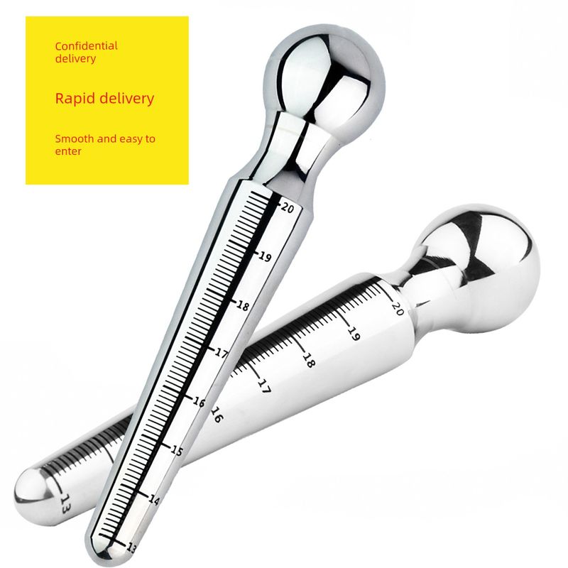 Sexy Smooth Stainless Steel With Scale Horse Eye Stick Novice White Open Urethral Expansion Masturbation Device Male And_voghion.com