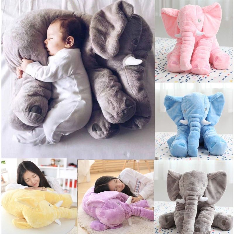 Peluche a forma di elefante morbido e coccoloso, da 3040 cm, perfetto per bambini e decorazioni per la casa._voghion.com