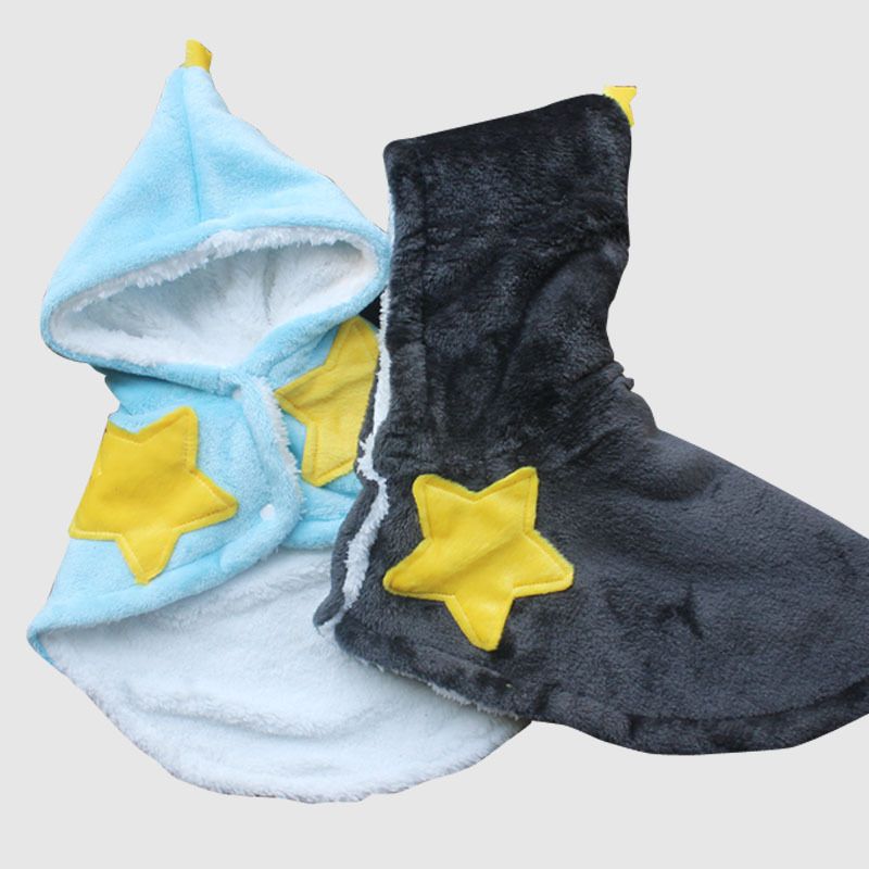 Internet-Promi-Winter neue Haustier Cape Pyjamas süße Hundekleidung Kätzchen Robe warme Welpendecke_voghion.com